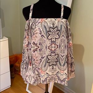 Parker cold shoulder blouse-Size M